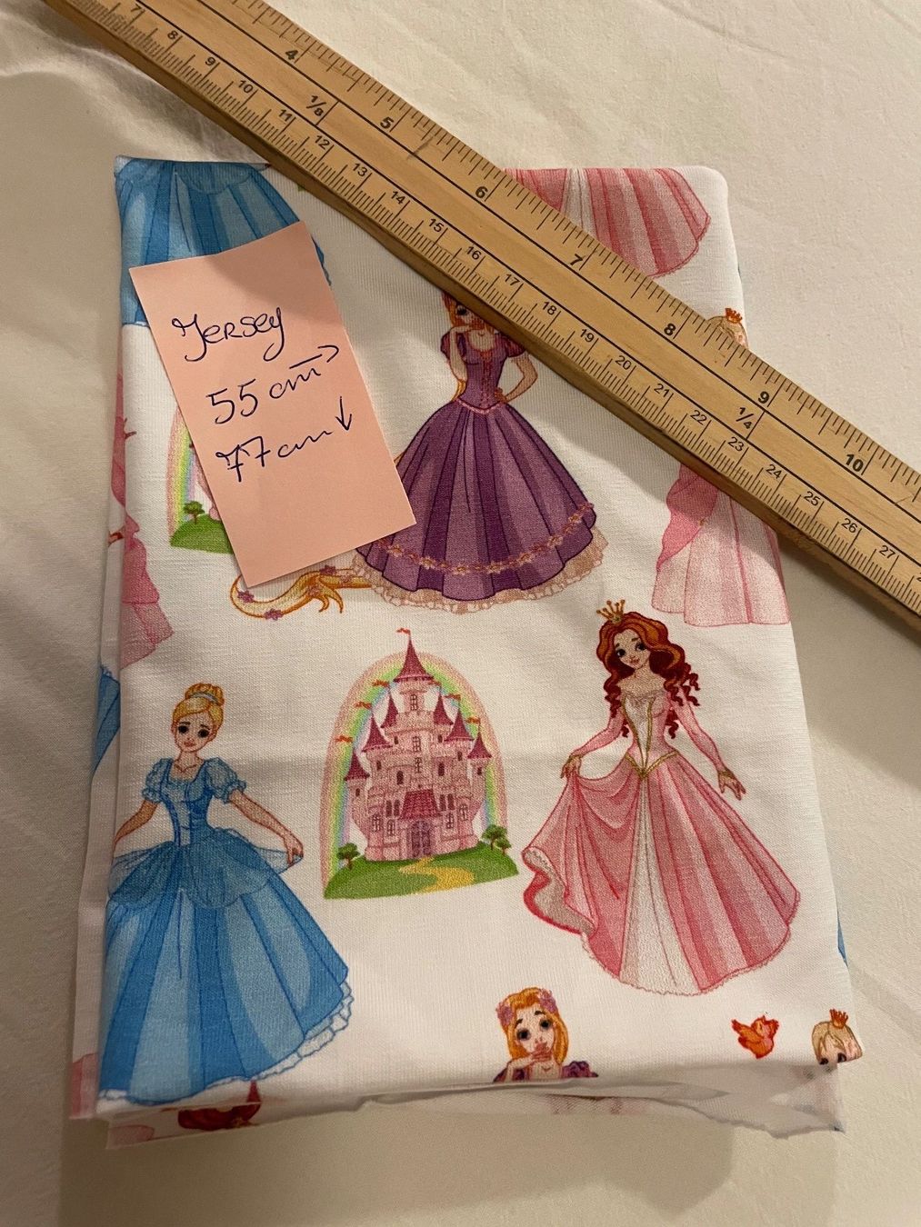 Tessuti: Jersey Imprimés Thème Princesse petit – Nuovo (secondo la descrizione) da Uetikon Am See venduto da geraldinezh17