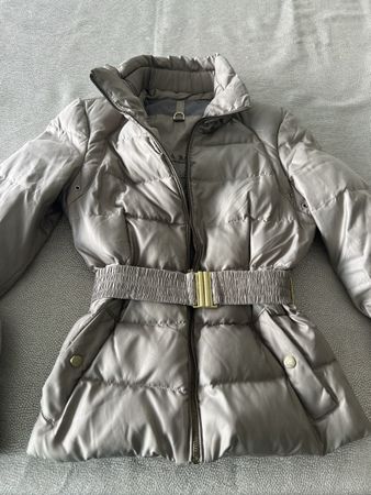 Daunenjacke Zara Basic taupe, Grösse S