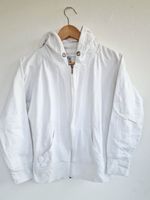 Damen Kapuzenjacke Chicorée Gr. M Weiss 100% Baumwolle