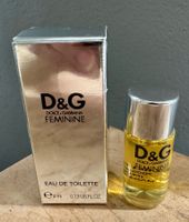 Dolce & Gabbana FEMININE - 4 ml EDT Parfum Miniatur m.Box