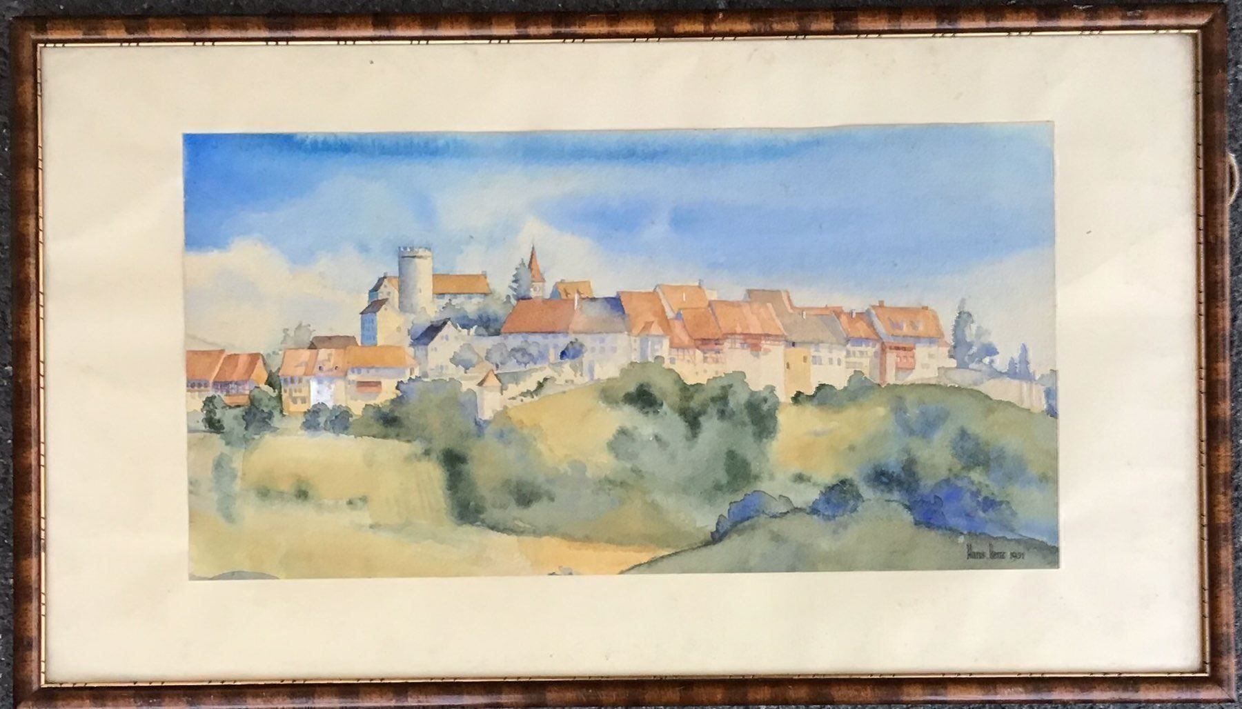 Gemälde: Hans Benz Original Aquarell – Gebraucht aus Wetzikon ZH von Nicki6 1