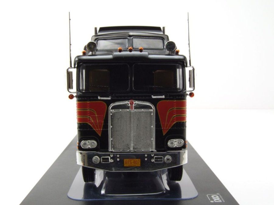 Modellautos: Kenworth K 100 Aerodyne LKW Zugmaschine 1976 schwarz / rot – Neu und originalverpackt aus Gerlafingen von espero88 3