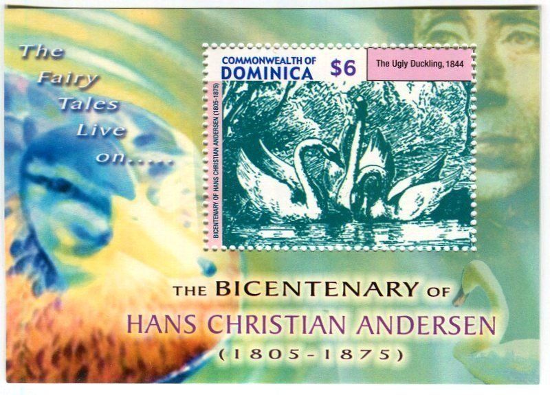 Alle Briefmarken: Block "Märchen von Andersen". Dominica – Neu und originalverpackt aus Basel von Butsch5