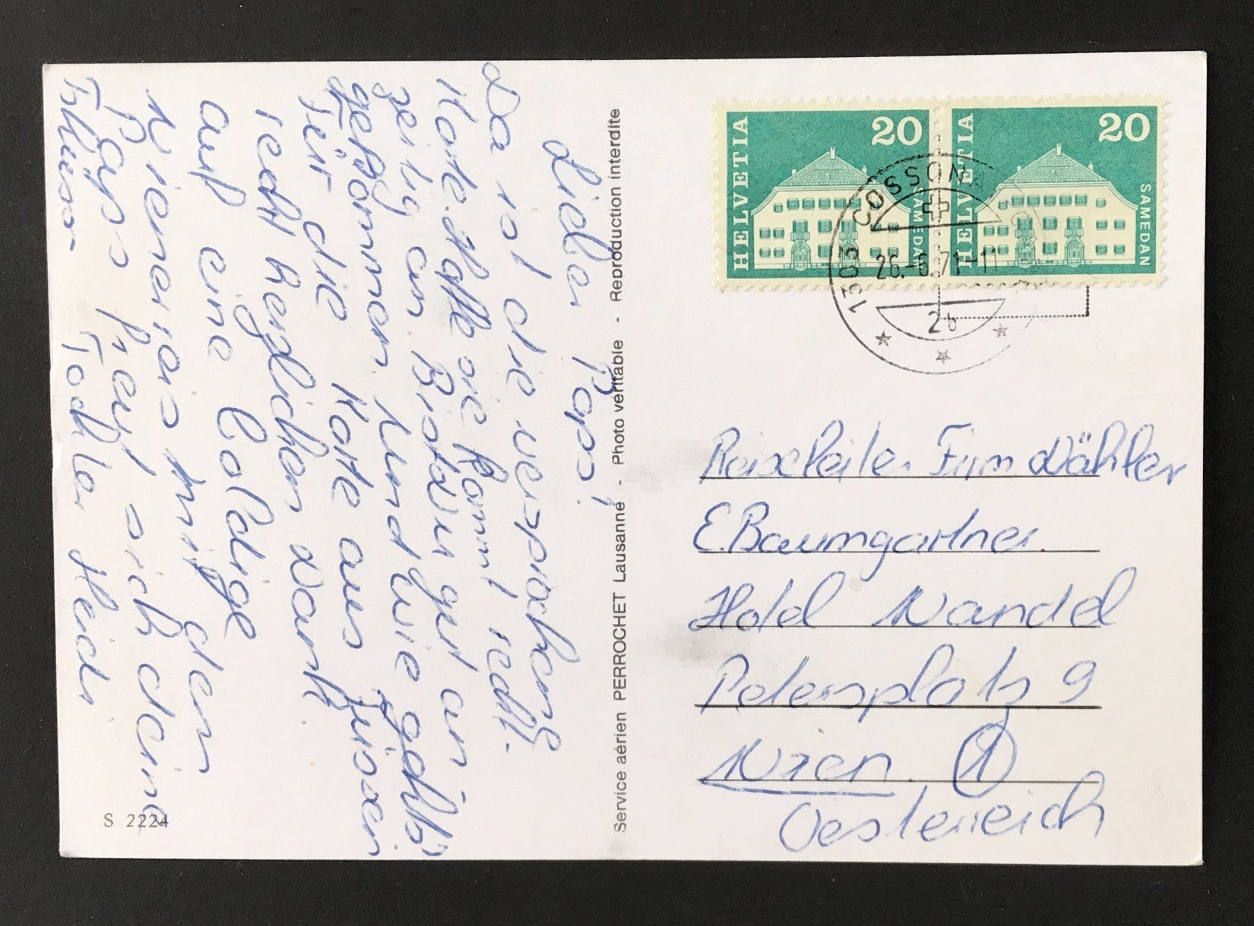 Cartoline postali: ANTIKE ANSICHTSKARTE – Usato da Ostermundigen venduto da wini63 1