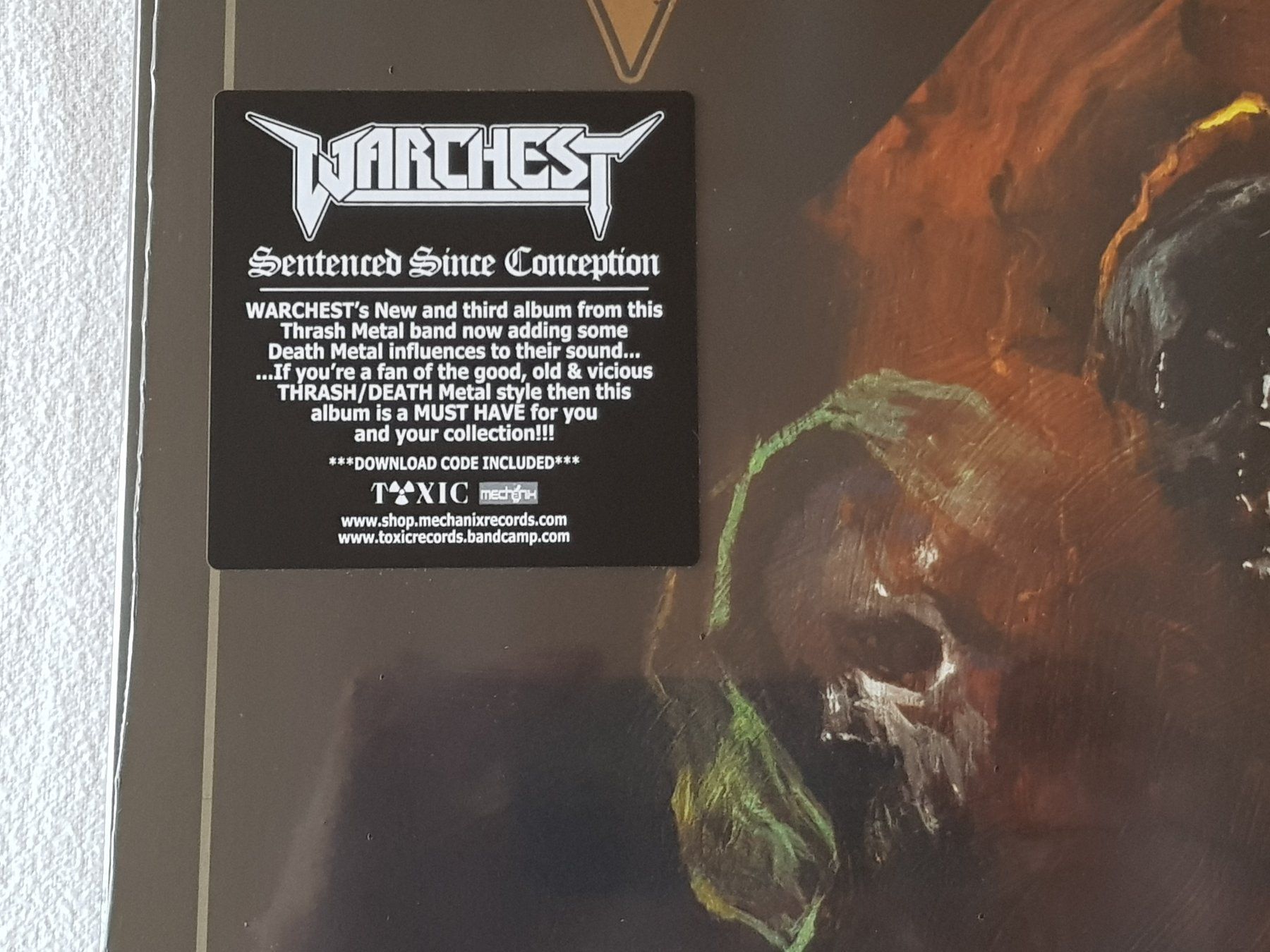 Dischi in vinile: Warchest - Sentenced Since - First Press Chile - Red Vinyl – Nuovo e nell'imballaggio originale da Uster venduto da Zardodel 2