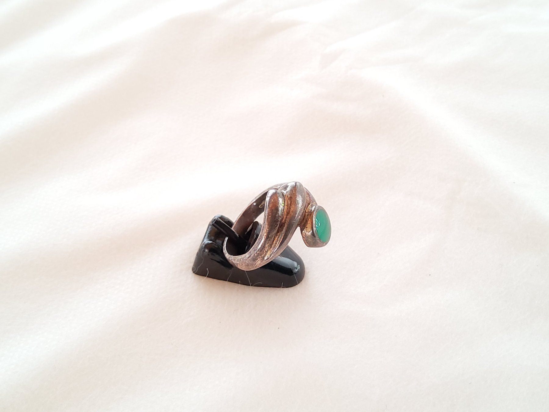 Anelli: Bague en argent 925 avec pierre  – Usato da Malleray venduto da Broc-Mo 2