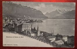 Montreux und Dents du Midi 1908