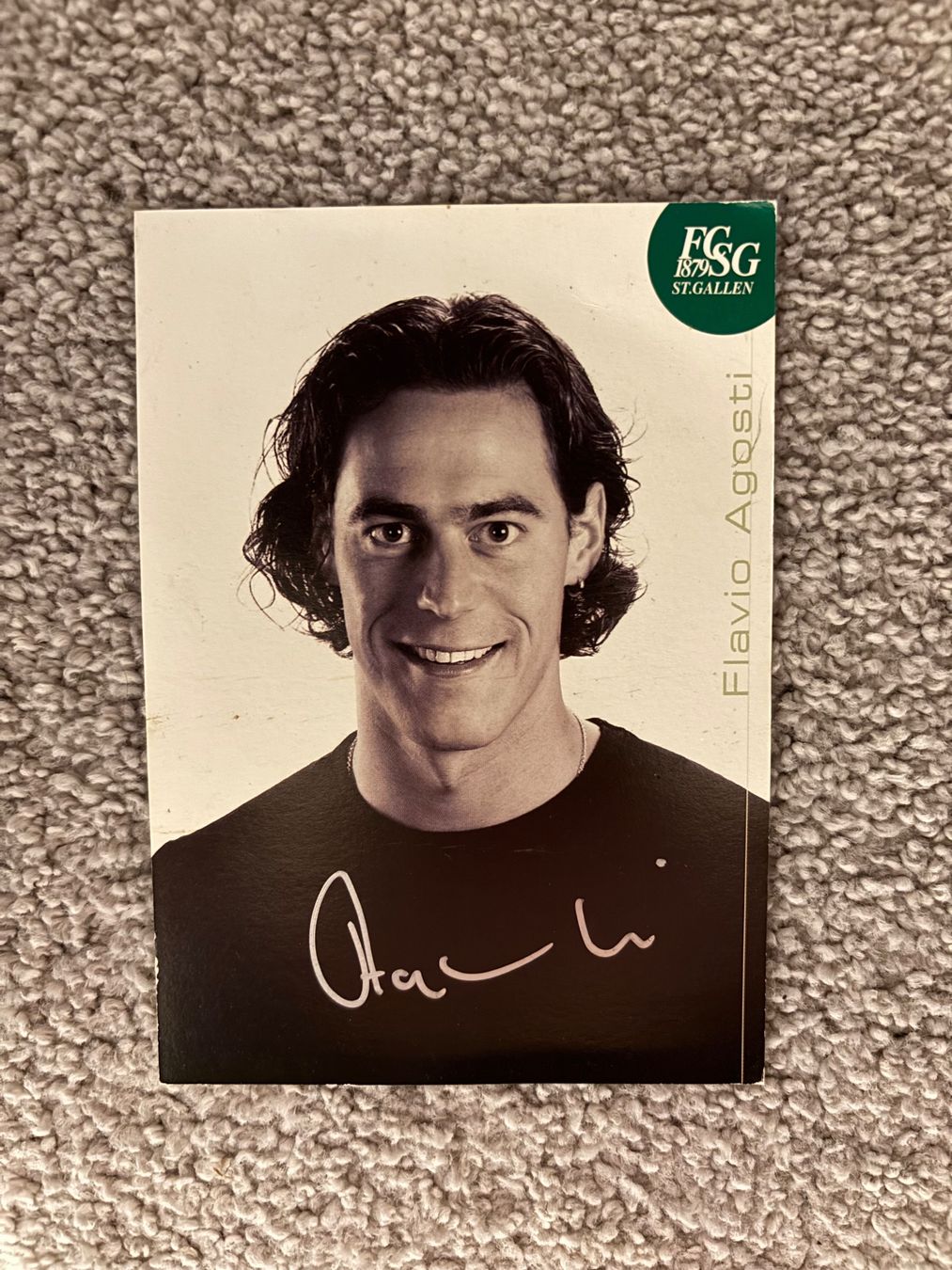 Autografi: FC St.Gallen Flavio Agosti Autogrammkarte – Usato da Mörel venduto da tim_w9py