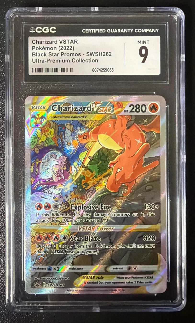 Pokémon Sammelbilder & Trading cards: Charizard #SWSH262 CGC 9 – Neu (gemäss Beschreibung) aus Niedergösgen von SwissPokeCards