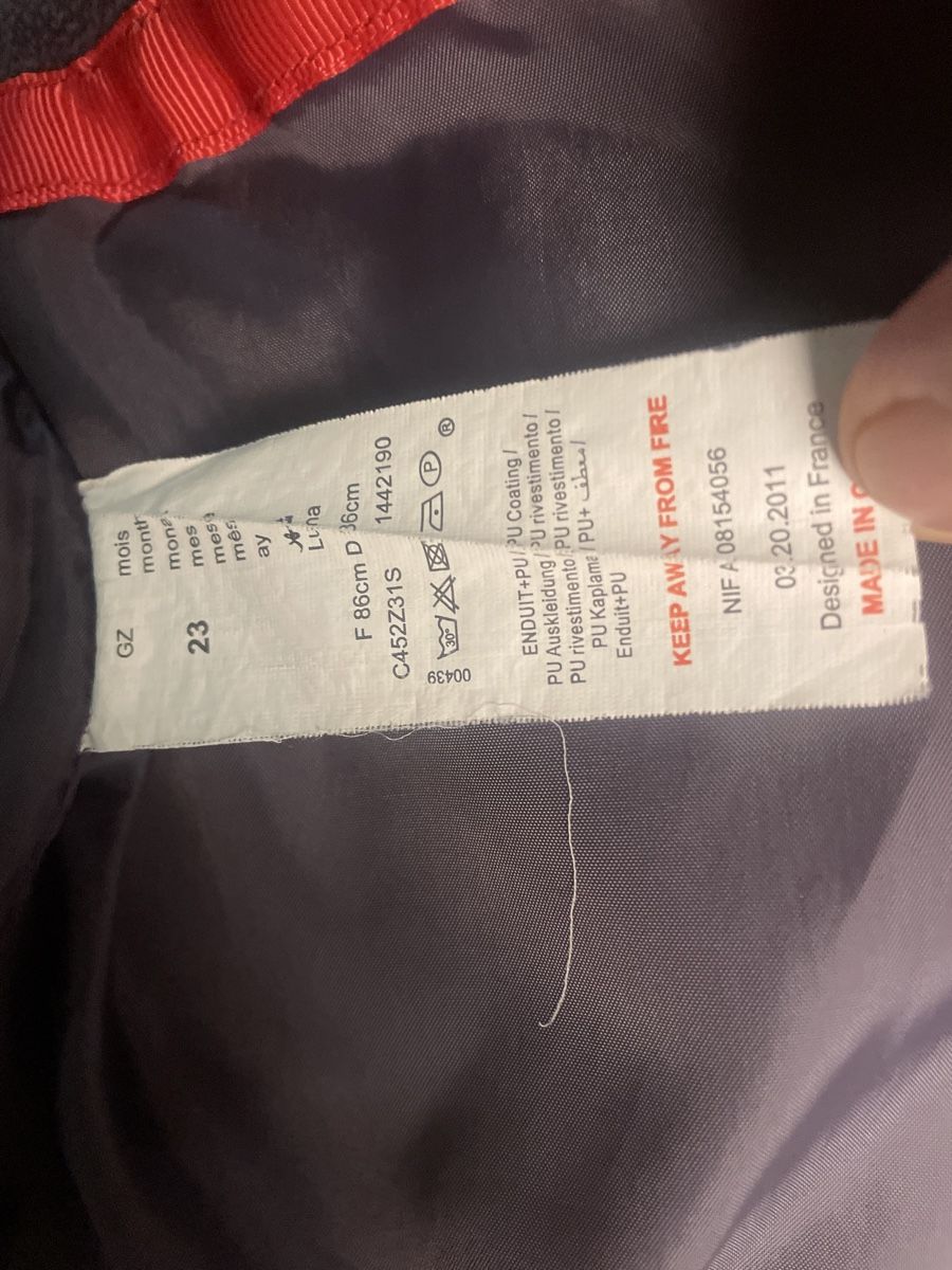 Giacche & Cappotti: Rote warme Winterjacke Grain de Blé Gr.86 – Usato da Obergerlafingen venduto da cabo4 3