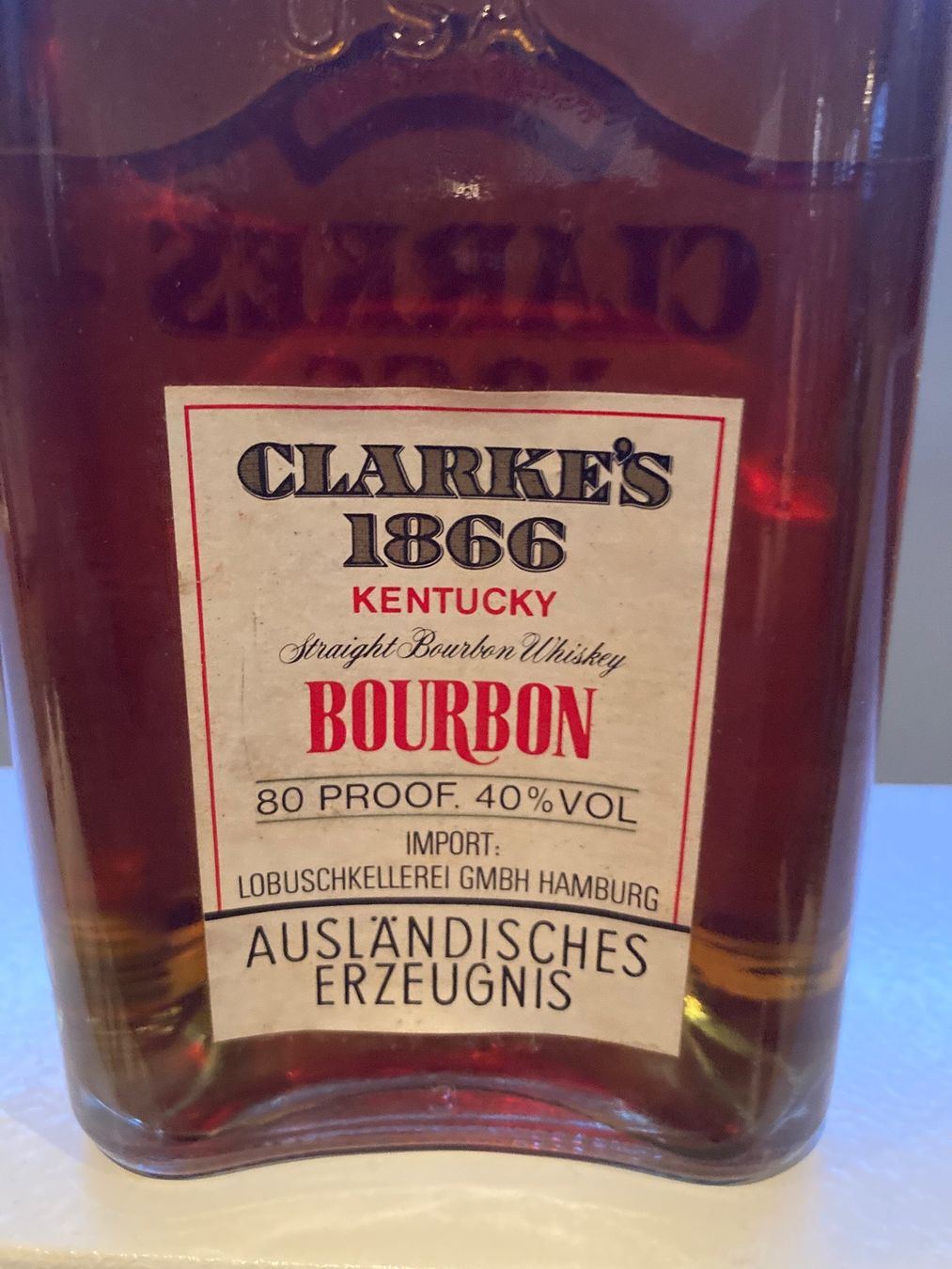 Spirituosen: CLARKES 1866 Whiskey von ca 1985 – Neu (gemäss Beschreibung) aus Roggwil BE von Maui2000 3