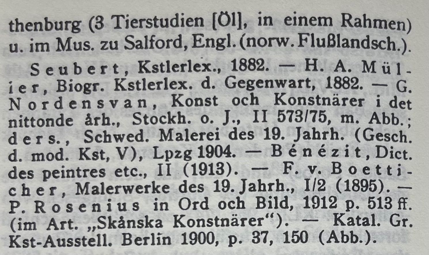Gemälde: Kallenberg Anders (1834-1902) – Gebraucht aus Grosshöchstetten von Perle1951 5