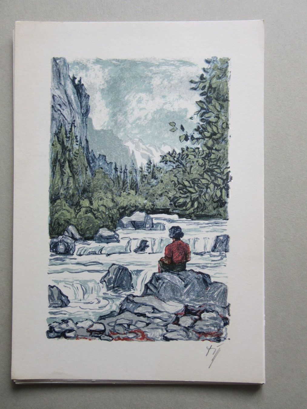 Grafiken & Lithographien: DIGGELMANN ALEX WALTER LITHOGRAPHIE SIGNIERT – Gebraucht aus Gersau von grafik-kunst 1
