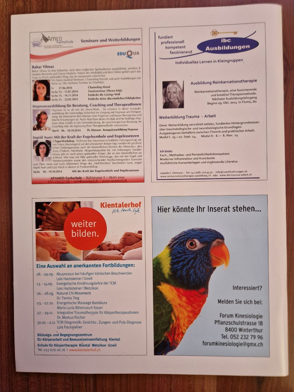 Riviste & Magazine: forum Kinesiologie - ego – Usato da Thayngen venduto da Lan222 1