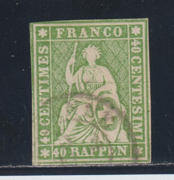 Tous les timbres: Strubel 26 G gestempelt / Befund – D'occasion à Siebnen par Fstaehli
