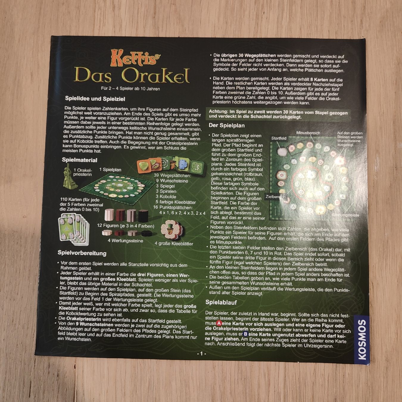 Kosmos Giochi: Keltis das Orakel - Spannendes Brettspiel – Usato da Seuzach venduto da Omura 2