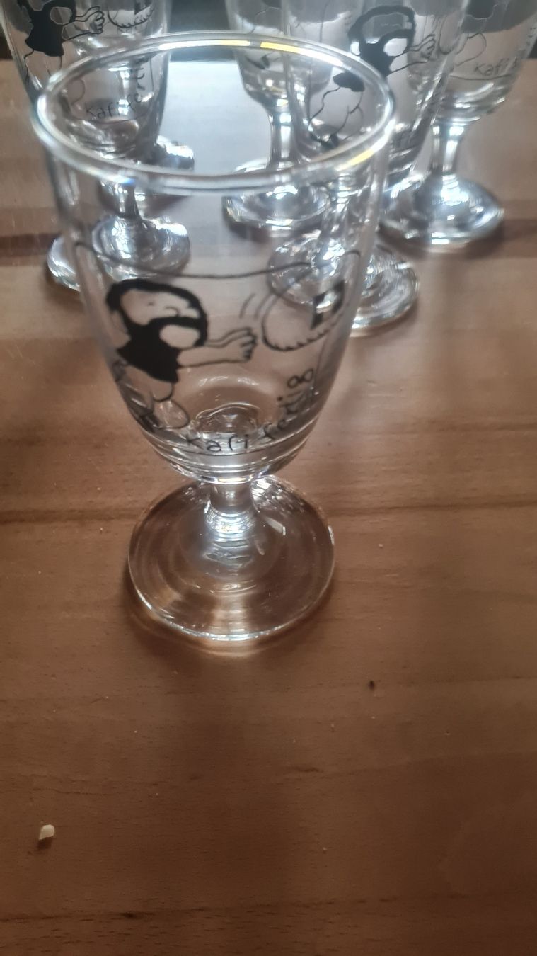 Glasi Hergiswil Bicchieri: Glasi Hergiswil Kaffeegläser neu – Nuovo (secondo la descrizione) da Münsingen venduto da Cuci31 1