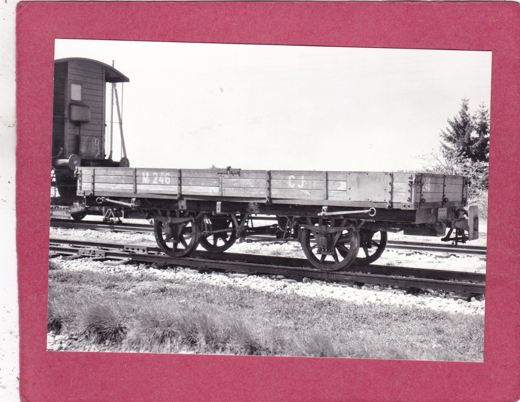 Ansichtskarten: Bahn M246 Plat à raanchers  à Saignelégier – Gebraucht aus Herisau von Lisegrat2008