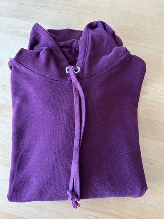 Hoodie Sweater H&M Size M Bordeaux Color