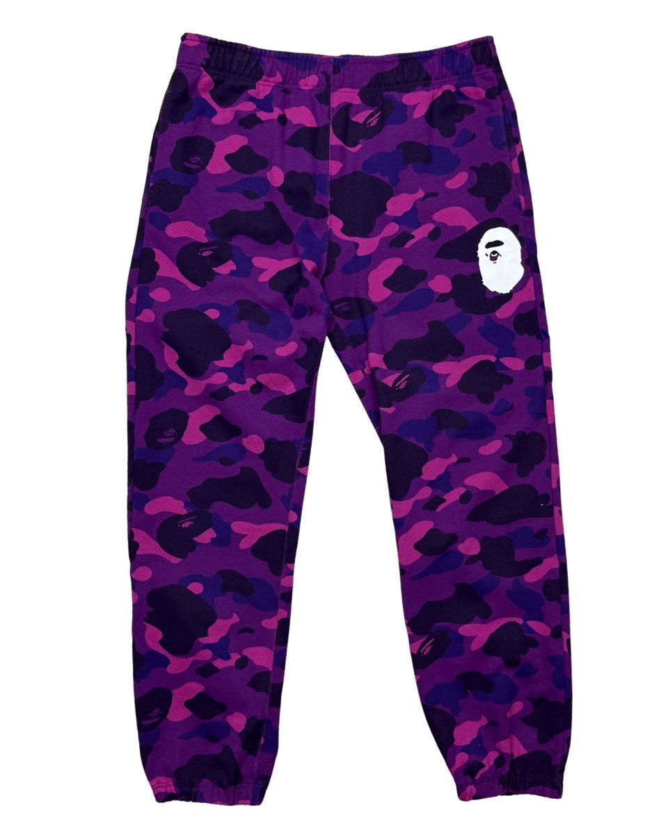 Bape Pantaloni: Trackpant Bape purple camo - L – Usato da Lausanne venduto da Unehistoiredesapes