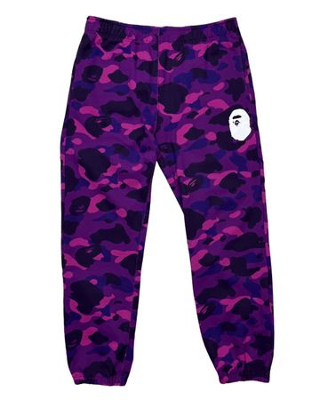 Trackpant Bape purple camo - L