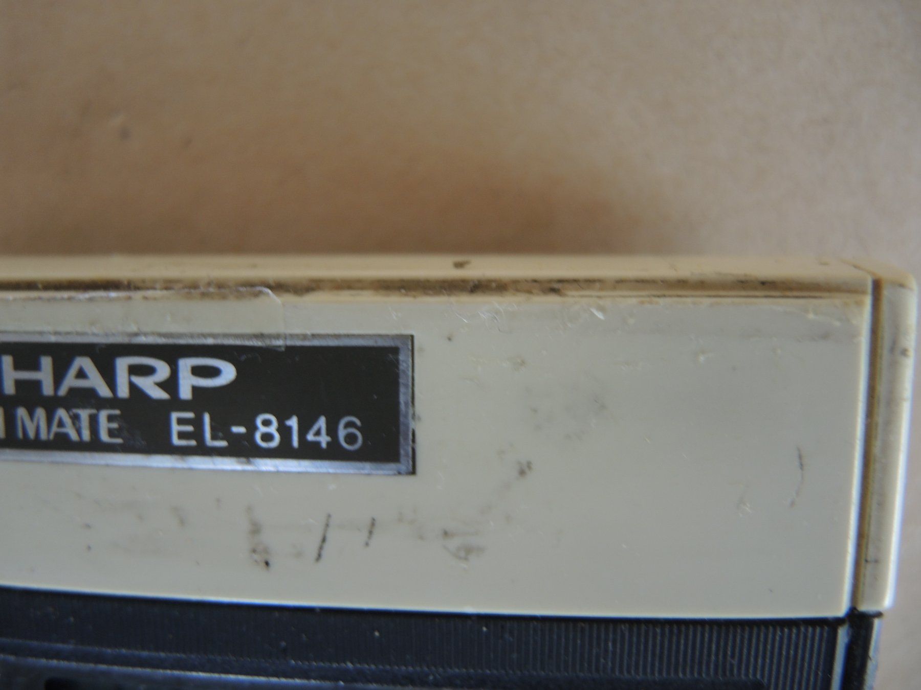 Sharp Taschenrechner: Vintage Taschenrechner SHARP ELSI MATE EL-8146 – Defekt aus Rorschach von maeck8 3