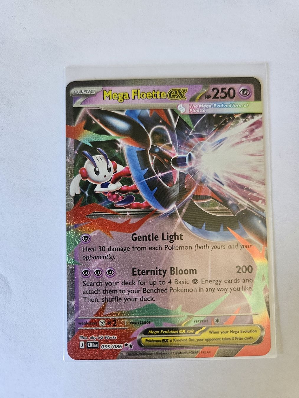 Pokémon Carte collezionabili: Mega Floette EX CRI EN 035/086 – Nuovo (secondo la descrizione) da Aarau venduto da san_pb85