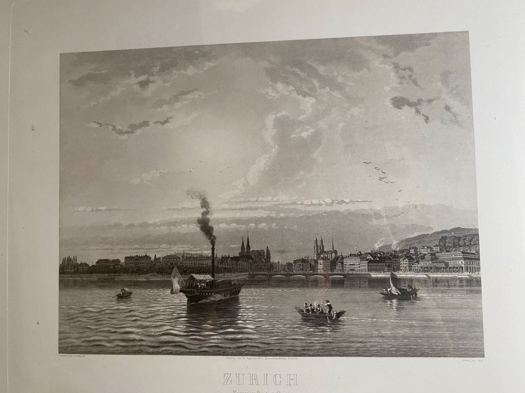 Incisioni: Stich "Zürich" – Usato da Gerzensee venduto da Zelg30 1