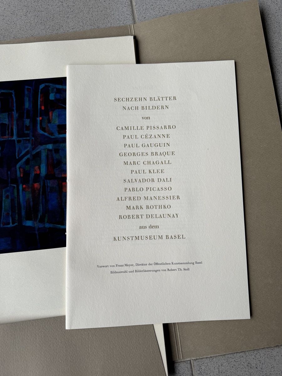 Foto & Immagini: Bildmappe Kunstmuseum Basel Bilderauswahl – Usato da Gipf-Oberfrick venduto da Iberico 4