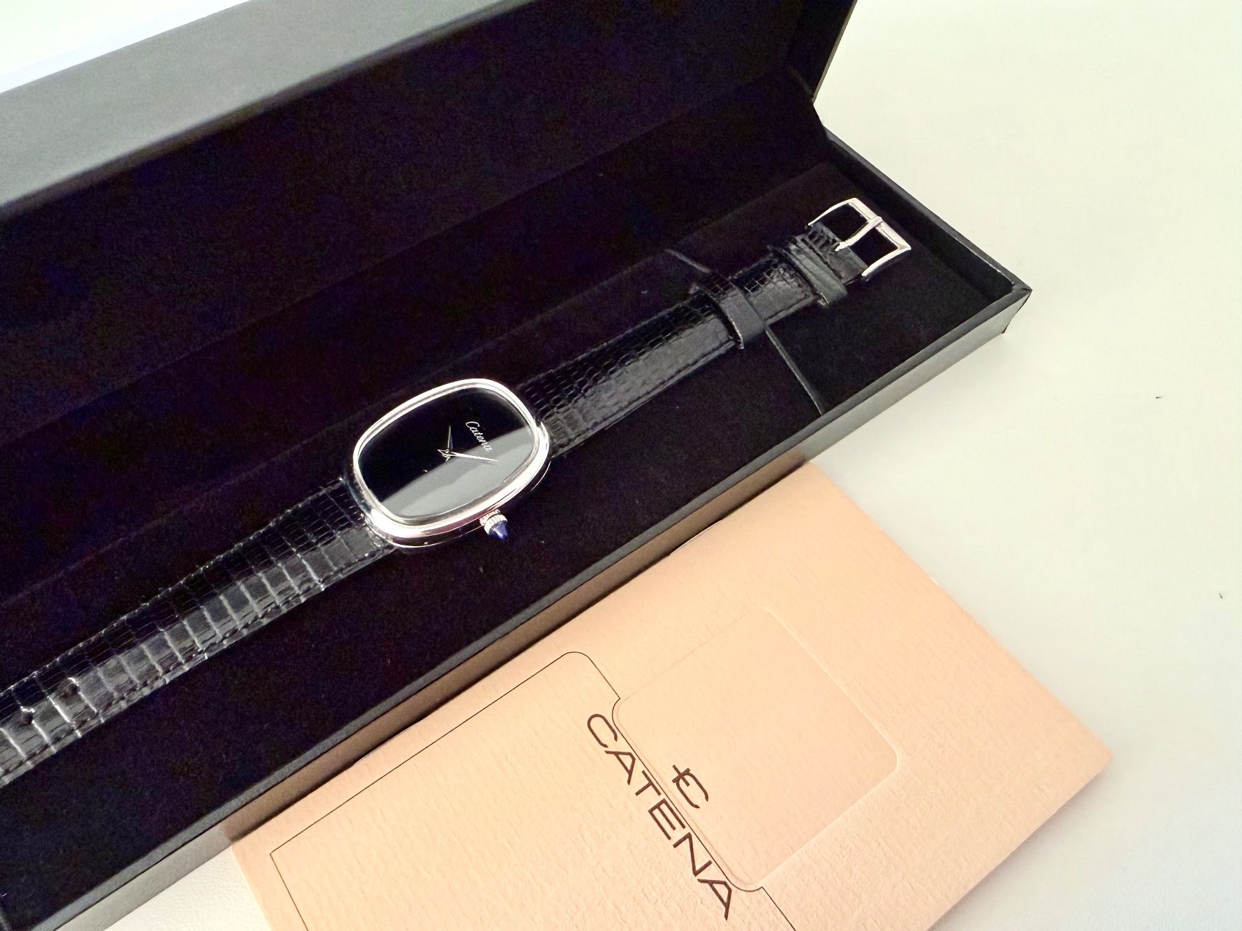 Orologi: CATENA "Ellipse" type, Plaqué or blanc, Mechanical, Swiss – Nuovo e nell'imballaggio originale da Le Mont-sur-Lausanne venduto da LycaGallery 7