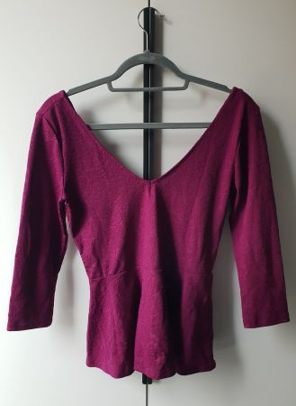 🐸 SCHÖNES TOP / PULLOVER S mit BLUMENMUSTER NEU