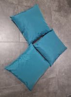 Lot 3 COUSSINS (bleu turquoise )
