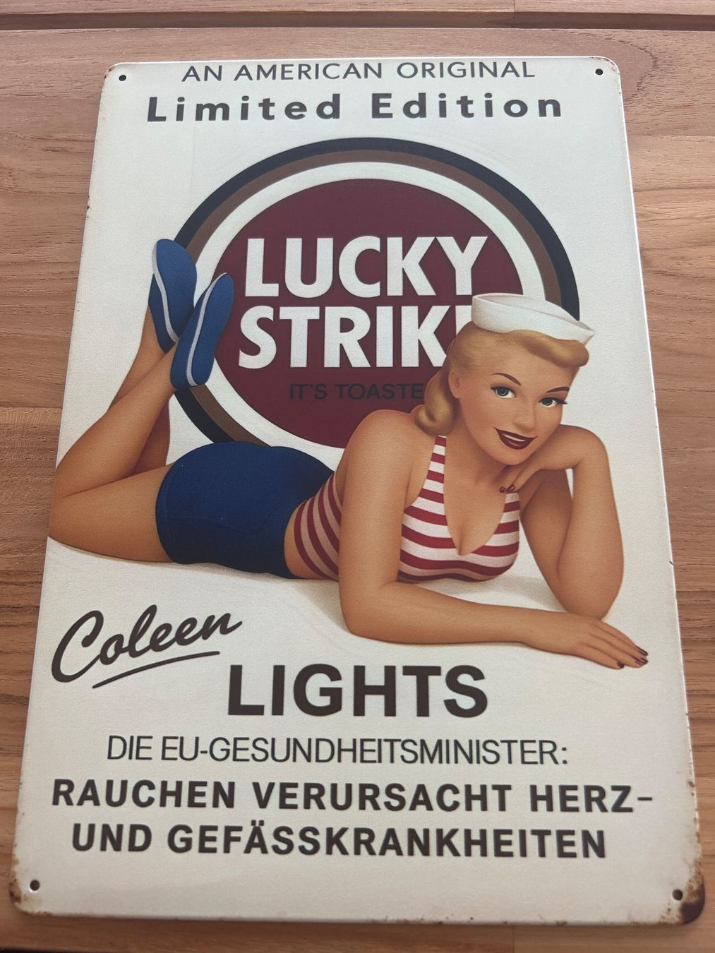 Insegne: Blechschild Lucky Strike 20x30cm – Nuovo (secondo la descrizione) da Schenkon venduto da Jaimer_91