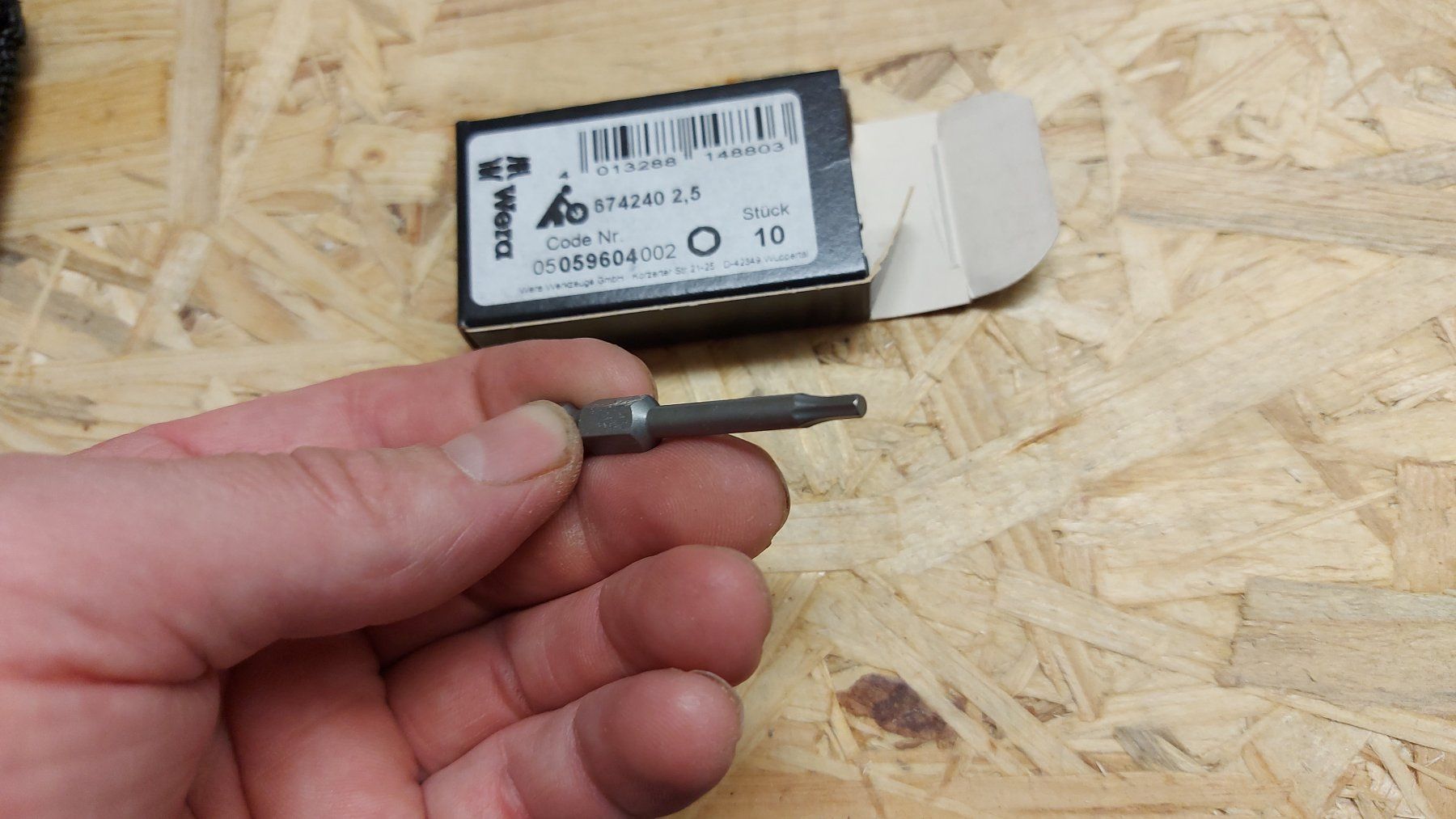 Alle Werkzeuge: HOP2.5 Bit, 3 stück, 50mm lange version – Neu (gemäss Beschreibung) aus Schönengrund von nae_8cty 1