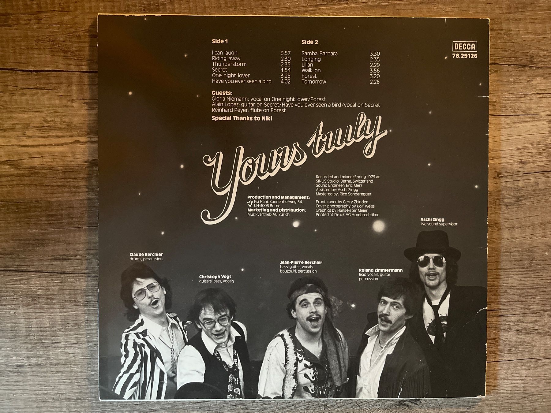 Dischi in vinile: A411/Yours Truly – Usato da Frutigen venduto da Philippe_jsp 1