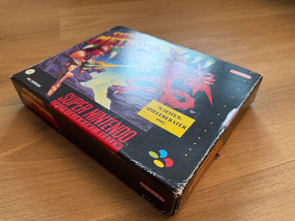 Super Metroid SNES Big Box PAL deutsch OVP *RARITÄT* (Gebraucht