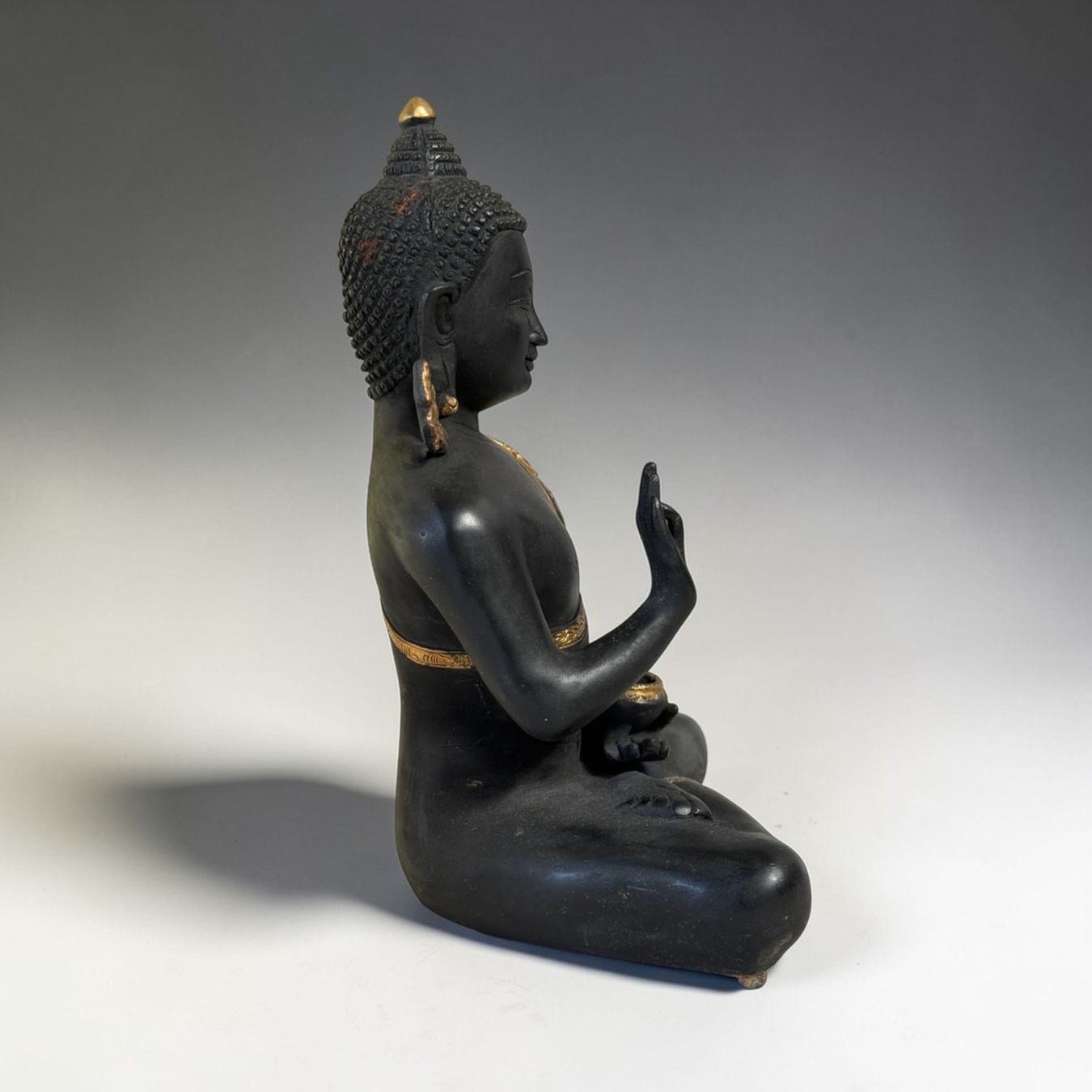 Sculture & Statue: Buddha Bronze Figur mit lehrender Geste 33cm Tibet Nepal – Usato da Hilpoltstein venduto da asienlifestyle888 3