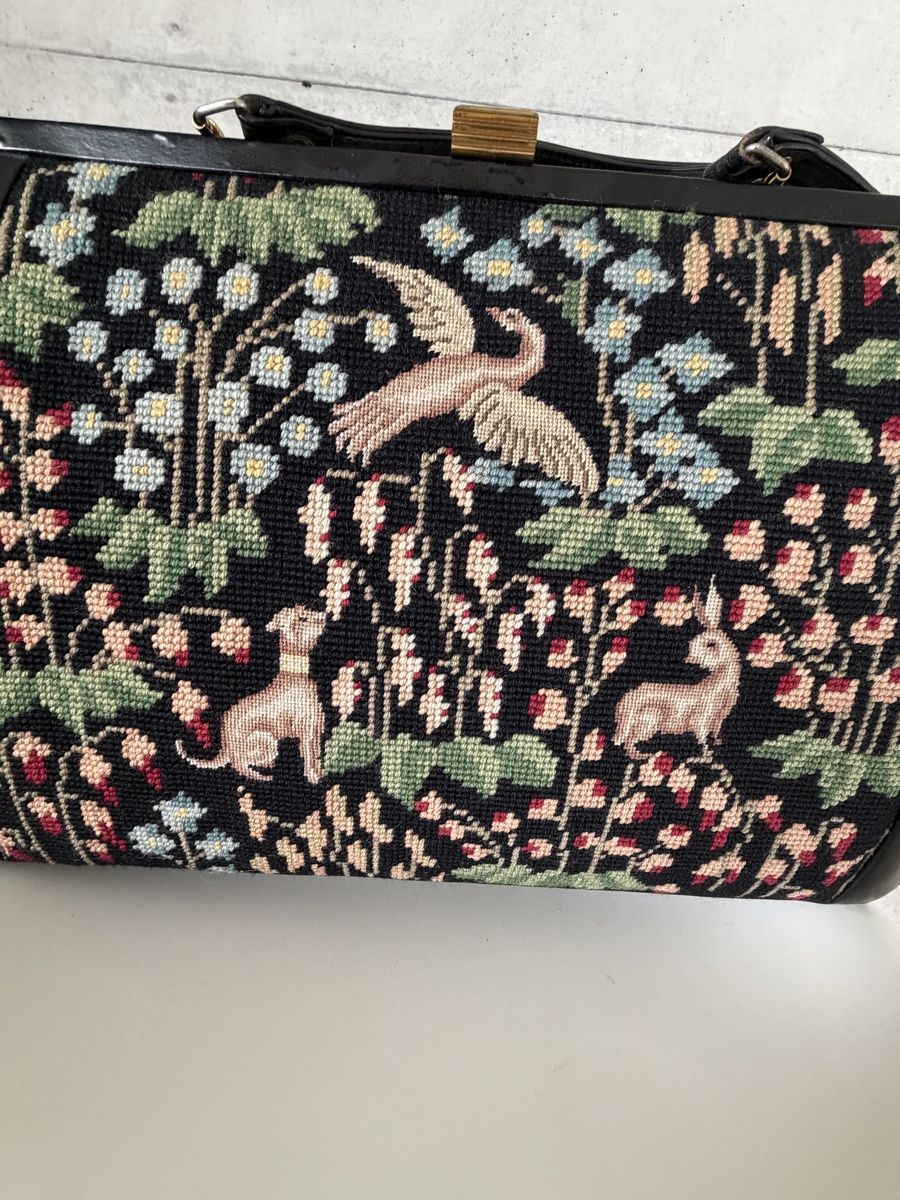 Taschen für Damen: Vintage Gobelin Petit Point Tasche ca 1950 – Gebraucht aus Gossau SG von sushifactory 1