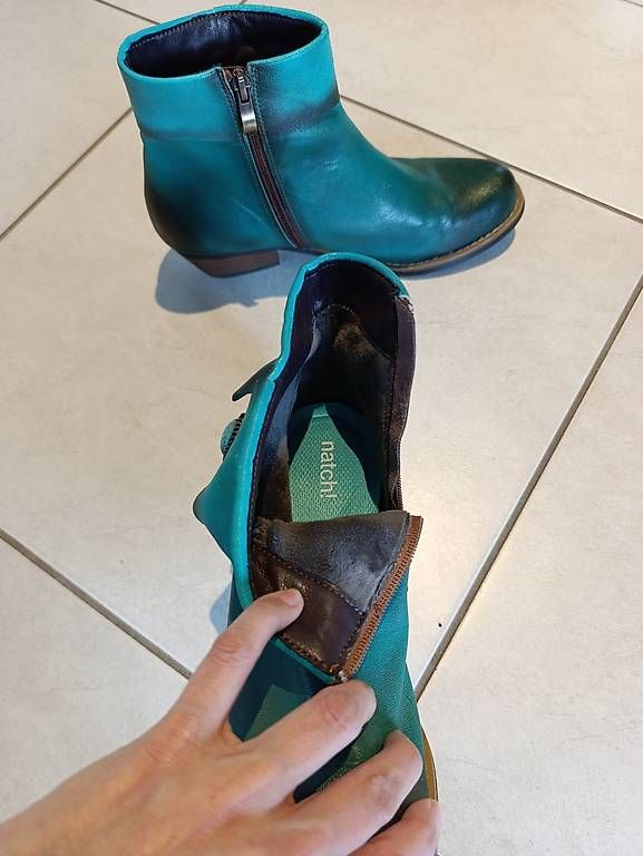 Damenschuhe: Stiefeletten aus Kunstleder – Gebraucht aus Frick von atr_wf8r 2