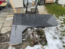 Granit, Küchen Bar, Theke, höhe 90cm Dicke 3cm