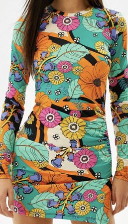 Damen Kleid Blumenmuster , bershka, Grösse S neu