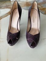 Purple!!! Valentino Snake Skin Platform Pump