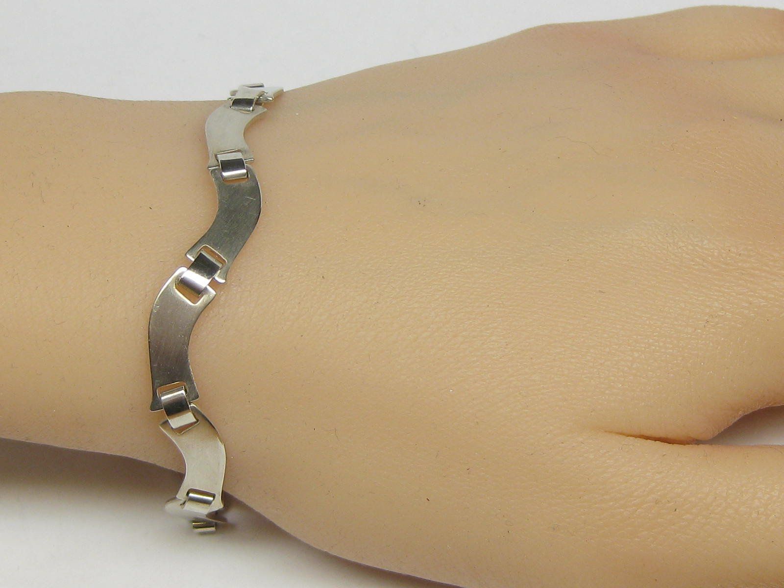 Bracciali & Braccialetti: Armband Silber 925 Elemente Wellen – Usato da Ermatingen venduto da Decovin 3