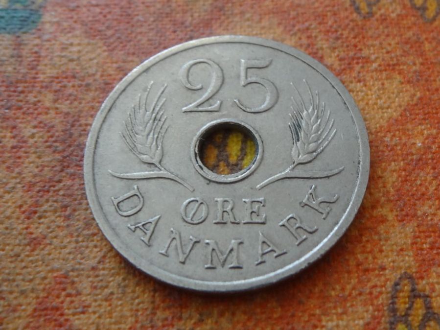 Tutti le monete: DANEMARK  25  Ore  1968 – Usato da Romanel-sur-Lausanne venduto da Swift13 1