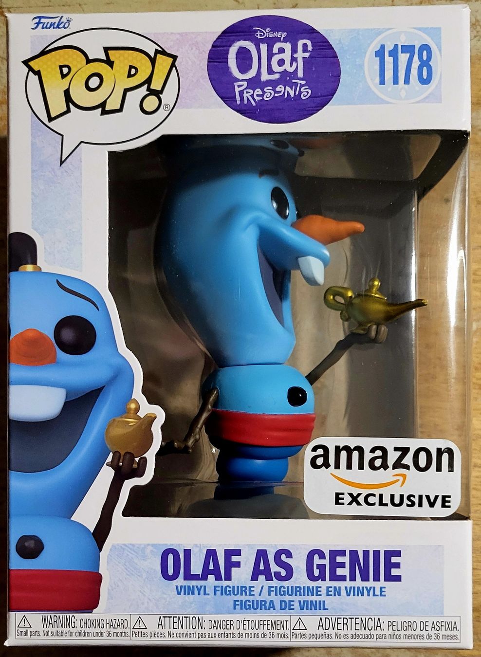 Funko Statuette: Funko Pop Disney  Olaf as Genie – Nuovo e nell'imballaggio originale da Montet (Glâne) venduto da KOADA