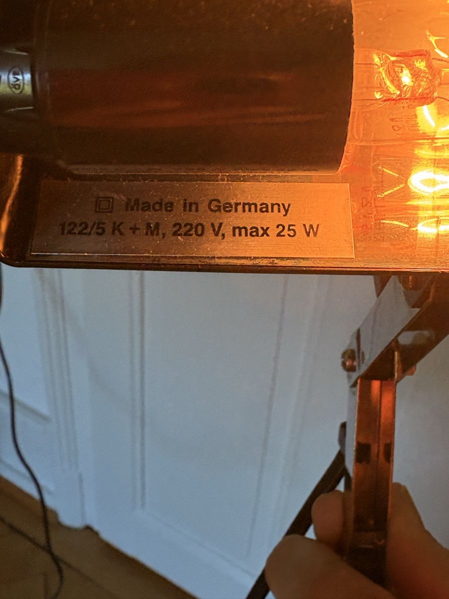 Lampade: 2 x Schwarze Klemm-Leuchten – Usato da Bern venduto da curamics 1
