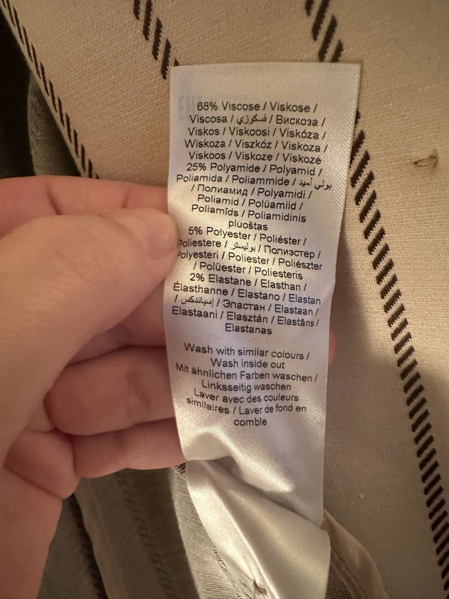 Jacken: Blazer crème rayé XL – Neu (gemäss Beschreibung) aus Sion von DayJenn 3