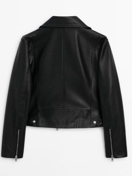 Massimo Dutti Giacche: New MASSIMO DUTTI Lederjacke, Bikerjacke, Grösse L – Nuovo e nell'imballaggio originale da Zumikon venduto da NG_79 5