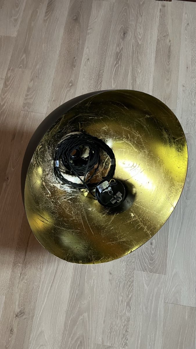 Pfister Lampadari & plafoniere: Deckenleuchte Pfister schwarz/gold – Usato da Worb venduto da nmvd