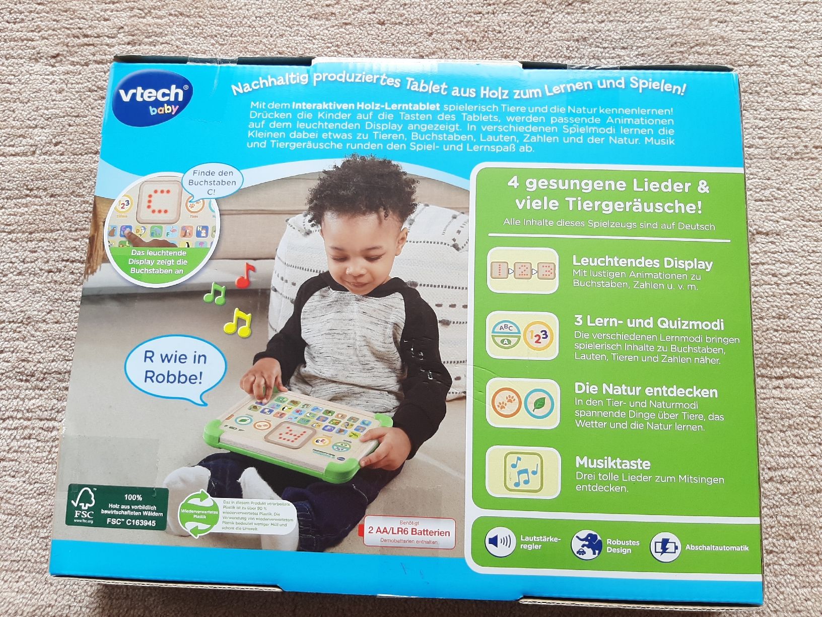 Giocattoli: Interaktives Holz-Lerntablet Vtech / NEU – Nuovo e nell'imballaggio originale da Wittenbach venduto da lukelu 3